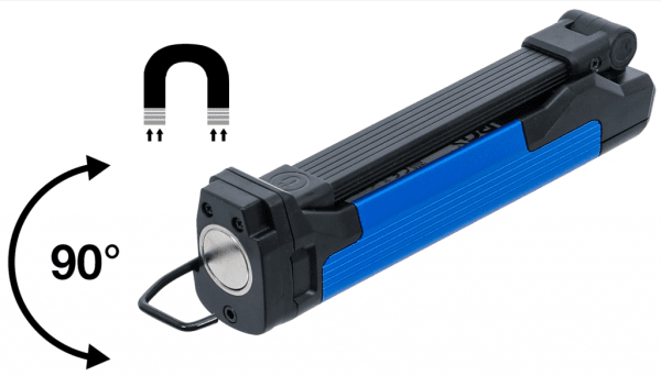 COB-LED Arbetslampa 4W Fällbar USB-C 400lm