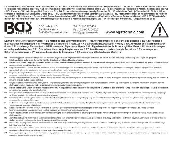 Reparationsklammer 100 st för Plastreparation BGS 873 – Rostfritt Stål