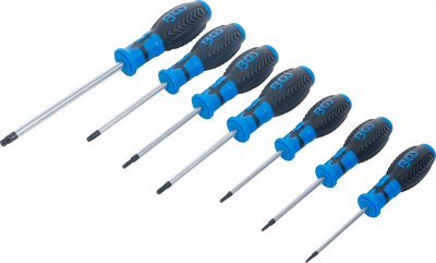 Skruvmejselsats Torx, T10-T40, 7 delar