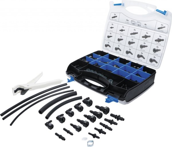 Plaströr & kopplingar set – 95 delar bränsle/vakuum