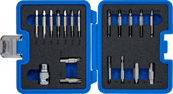 Skruvutdragarsats 19 delar – Torx & Insex