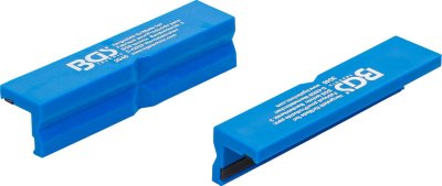 Skyddsbackar till skruvstäd, plast 125 mm, 2-pack