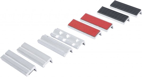 Skyddsbacksats aluminium 100 mm, 8 delar