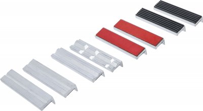 Skyddsbacksats aluminium 125 mm, 8 delar