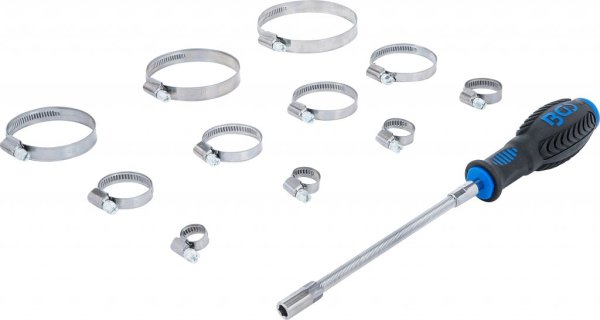 Slangklämmor med stativ – 111 delar set