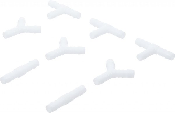 Slangkopplingar 10 mm bränsletåliga 8-pack