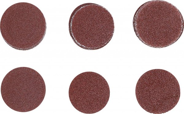 Slippapper Ø 30 mm kardborre K60–120 – 30 delar för excenterslip