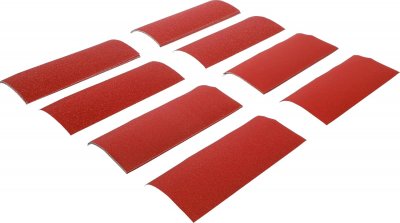 Slippappersats 93x230 mm 25 delar – K60–K180 för trä & metall