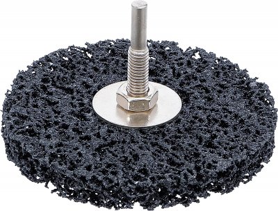 Slipskiva svart 100 mm – rost- & färgborttagning 6 mm skaft
