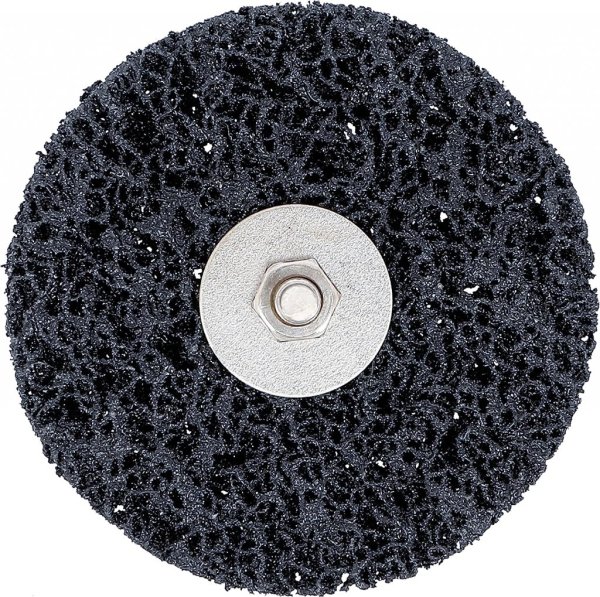 Slipskiva svart 100 mm – rost- & färgborttagning 6 mm skaft