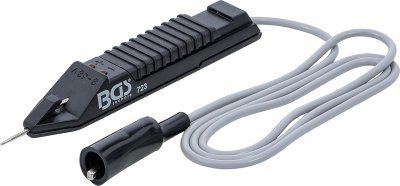 Spänningsprovare 3–48 V – LED-indikator och krokodilklämma