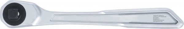 Spärrhandtag, extra platt, 1/2, 249 mm