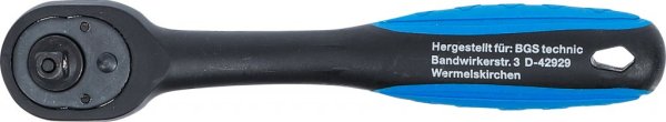 Spärrhandtag, plastbelagd, 1/4, 145 mm