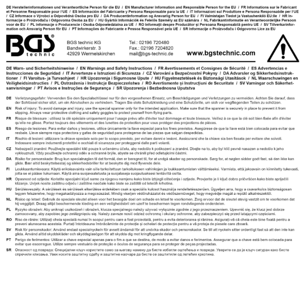 Oljefilternyckel 46 mm – Haldex VW