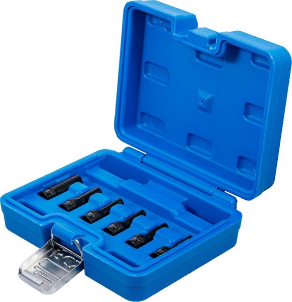 Specialhylssats för glödstiftselektroder – M8–M12, 1/4”, 6 delar