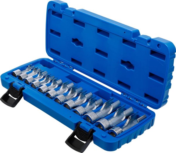 Specialhylssats, slitsad, 8-19 mm, 3/8, 12 delar