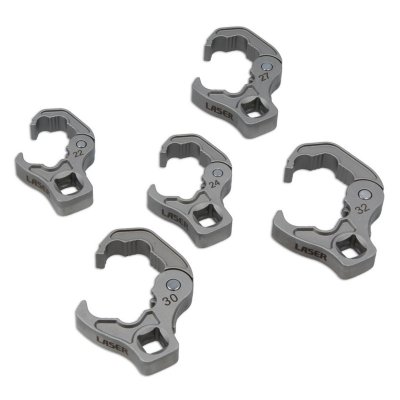 Specialnyckelsats 5-delad med spärrhylsor 22–32 mm