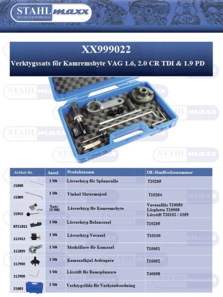 Specialverktyg 999022