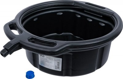 Spilloljekärl 15L med pip – HDPE, kemikalieresistent