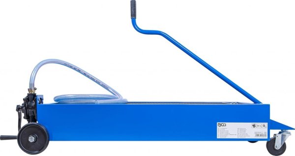 Spilloljeuppsamlingsvagn med pump, 55L