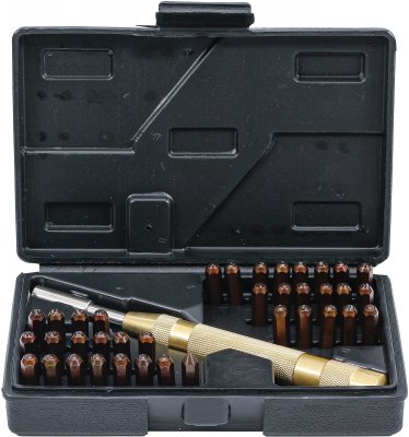 Automatisk stans med 4mm bokstäver