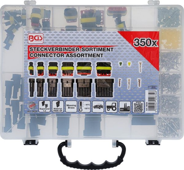 Stickkontakt-Sortiment, 350 delar