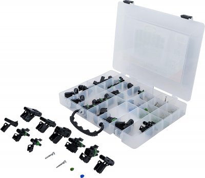 Stickkontakt-Sortiment, Vattentäta, 232 delar