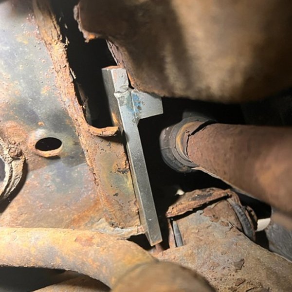 Stödverktyg för VW T4 torsionstavar