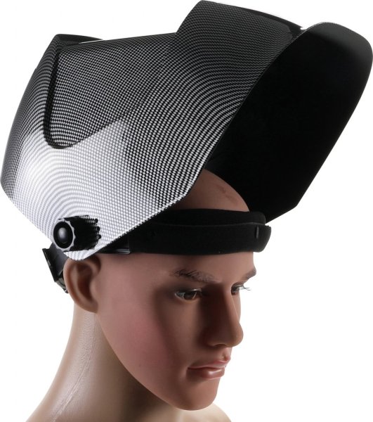 Svetshjälm Carbon med automatisk nedbländning
