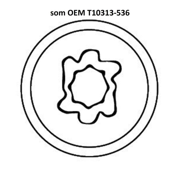 Fälglås-hylsa för VAG, som T10313-536