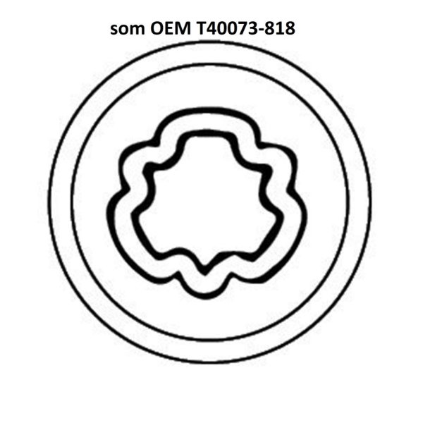 Fälglås-hylsa för VAG, som T40073-818