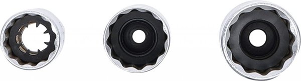 Tändstiftshylssats med gummi 12-kant 14–18 mm 3/8"