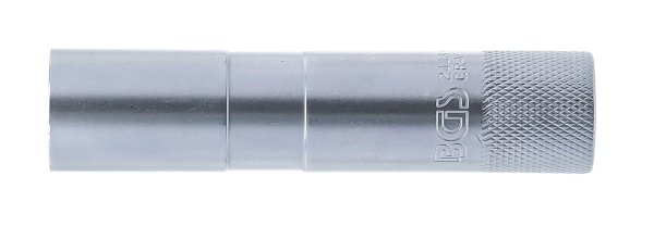 Tändstiftshylsa 16 mm 12-kant med gummi 3/8"