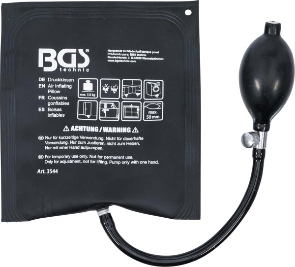 Tryckkudde 160×160 mm med Handpump för Bilöppning
