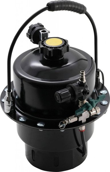 Tryckluftsbromsluftare 5L med E20-adapter och tryckregulator