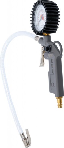 Tryckluft däckpåfyllningspistol 0–8 bar med manometer