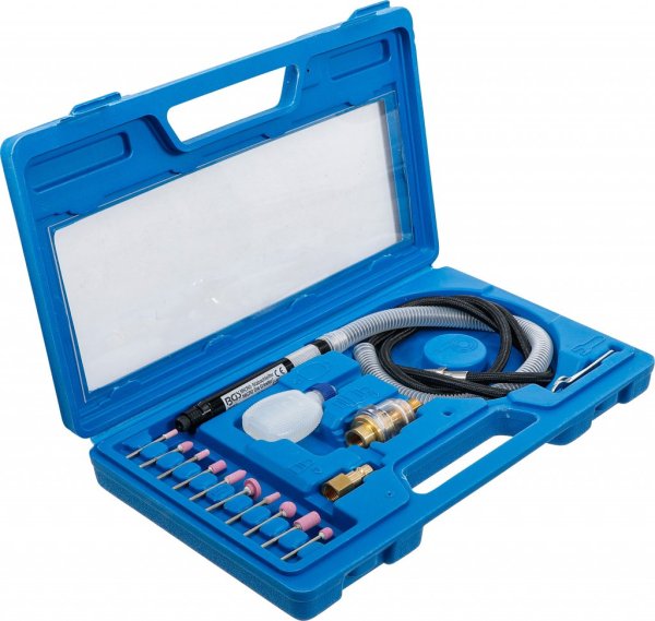 Tryckluft Micro-Stavslip-sats 17 delar – 54 000 RPM