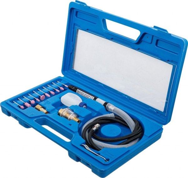 Tryckluft Micro-Stavslip-sats 17 delar – 54 000 RPM