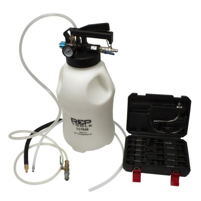 Tryckluft-oljesugare och påfyllare med 13 adaptrar