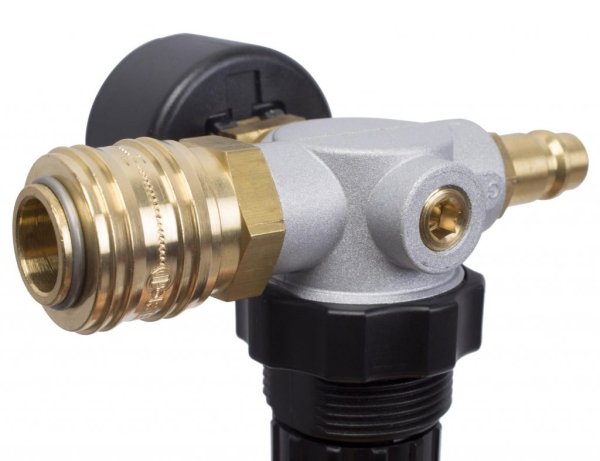 Tryckregulator 0,1–3,5 bar – Justerbar Luftregulator med Manometer