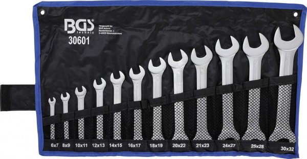 U-nyckel-sats, 6-32 mm, 12 delar
