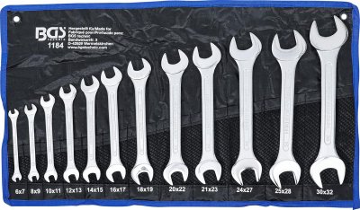U-nyckelsats, 6-32 mm, 12 delar