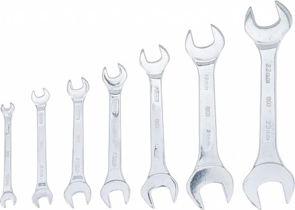 U-Nyckelsats, extra tunn, 6-23 mm, 7 delar