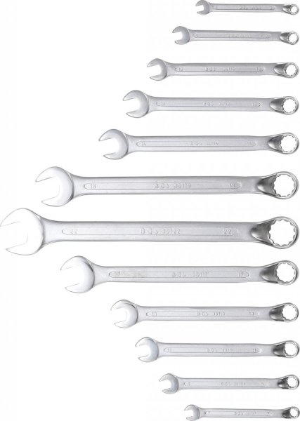 U-Ringnyckel-sats, bockad, 6-22 mm, 12 delar