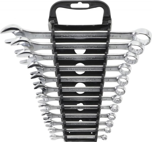 U-Ringnyckelsats, 6-22 mm, 12 delar