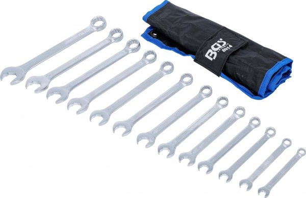 U-Ringyckel-sats, U-sidan med spärrfunktion, 8-21 mm, 13 delar