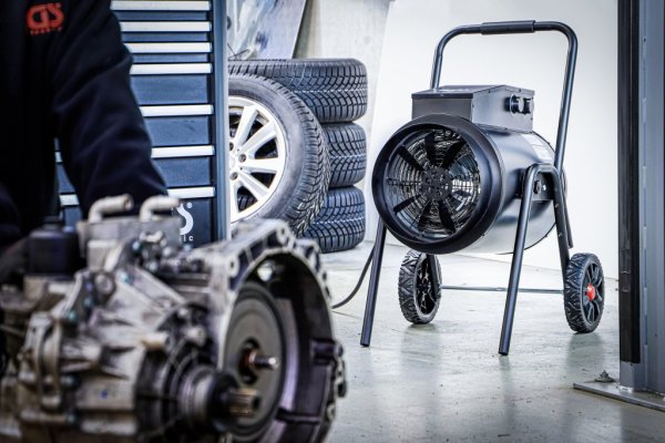 Värmefläkt 15 kW 380V – Industrimodell med Vagn