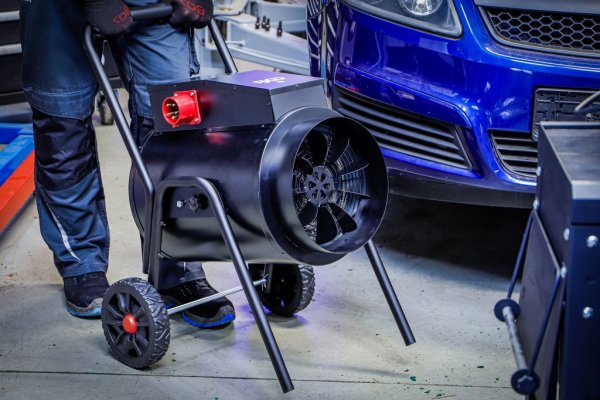 Värmefläkt 15 kW 380V – Industrimodell med Vagn