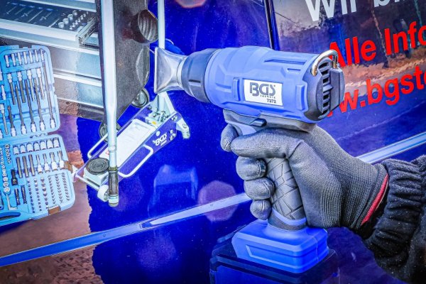 18V Sladdlös Varmluftpistol 550°C – LED & Munstycken