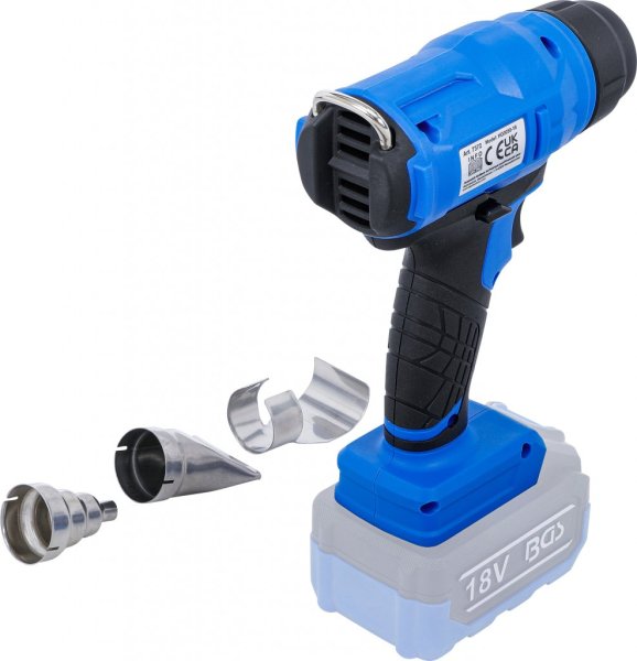 18V Sladdlös Varmluftpistol 550°C – LED & Munstycken